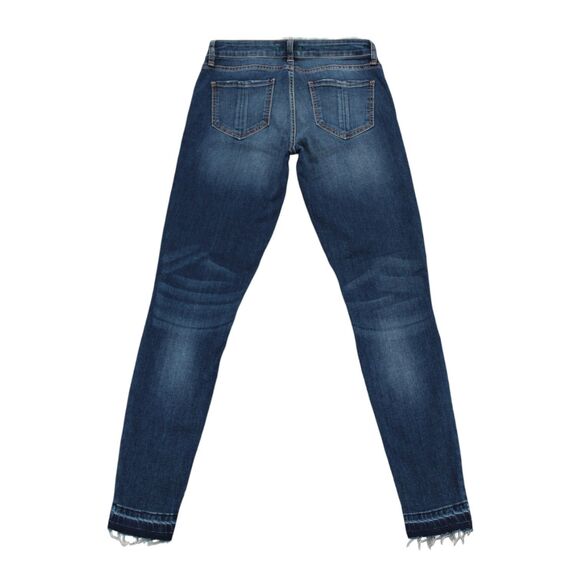 Prosperity Repreve Denim Jeans Size 28 Skinny Raw Hem Distressed‎ NWT - Picture 2 of 7